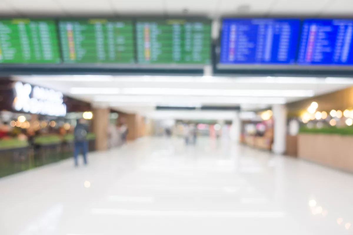 Abstract Blur Airport